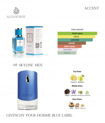 Фото Парфумована вода для чоловіків Skyline ACCENT Alex Horse 50 ml AA-008 Alex Horse