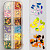 Фото Гелеві системи Набір декору для манікюру GC-33 мерехтливі листочки 12 кольорів