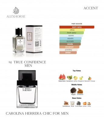 Фото Парфумована вода для чоловіків True Confidence ACCENT Alex Horse 50 ml AA-014 Alex Horse