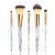 Фото Набор кистей для макияжа с кристальными ручками в подарочной коробке (5 кисточек) maXmaR MB-293 maXmaR