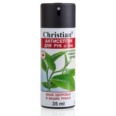 Фото Антисептик для рук с экстрактом чайного дерева 35ml Christian CA-35 T Christian