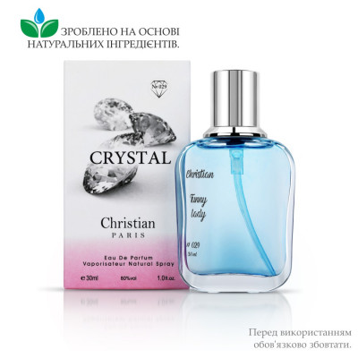 Фото Женский парфюм Crystal Christian 30 ml № 029 по мотивам "Funny" MOSCHINO 