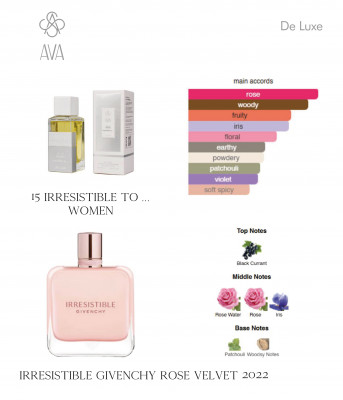 Фото Нішевий парфумерний екстракт для жінок Irresistible to ... AVA-De Luxe NICHE PERFUM 100 ml AD-15 