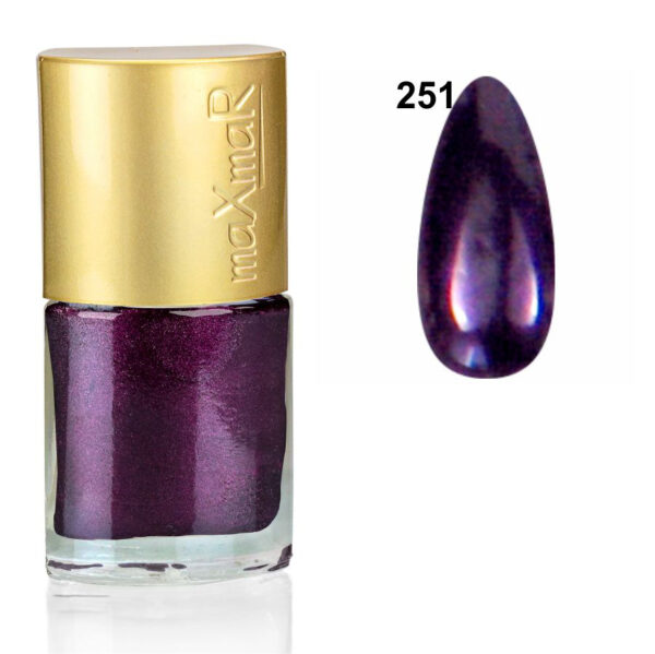 Лак для нігтів Metal colors maXmaR 9 ml MN-07/Metall № 251