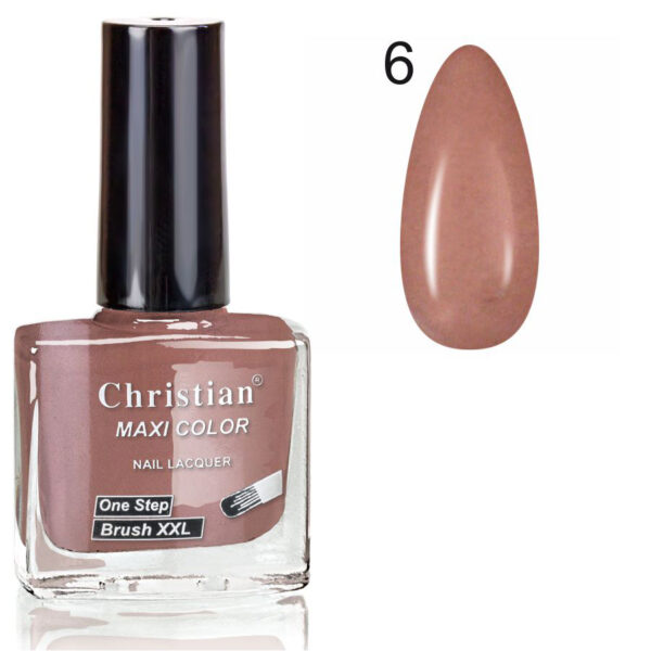 Лак для нігтів з ефектом гель-лаку Christian 11 ml NE-11/GEL № 06