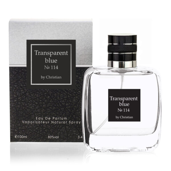 Парфумована вода для чоловіків «Transparent blue» by Christian 100 ml M-100 № 114