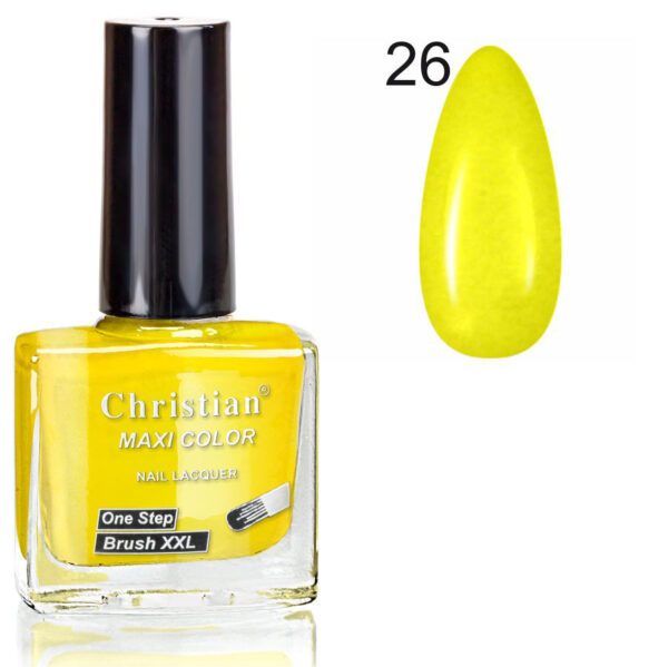 Лак для нігтів з ефектом гель-лаку Christian 11 ml NE-11/GEL № 26