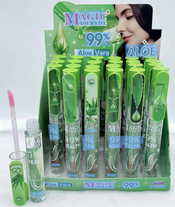 Блиск для губ, що проявляється Aloe 99% LC-04