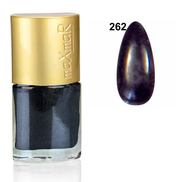 Лак для нігтів Metal colors maXmaR 9 ml MN-07/Metall № 262