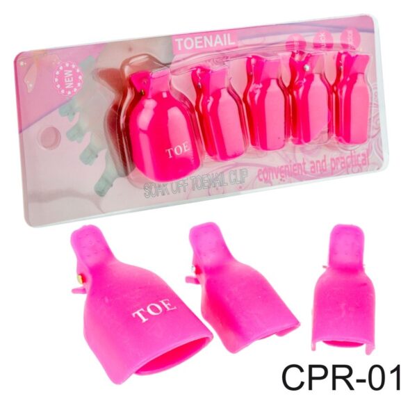 Пластикові затискачі для педикюру CPR-01