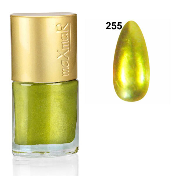 Лак для нігтів Metal colors maXmaR 9 ml MN-07/Metall № 255
