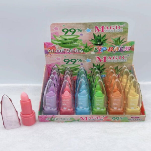 Гігієнічна помада для губ, що проявляється Aloe Vera 99% LC-973