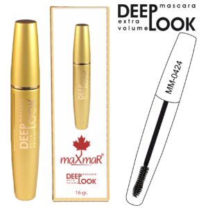 Туш для вій Gold Mascara Deep Look maXmaR об'ємна MM-0424