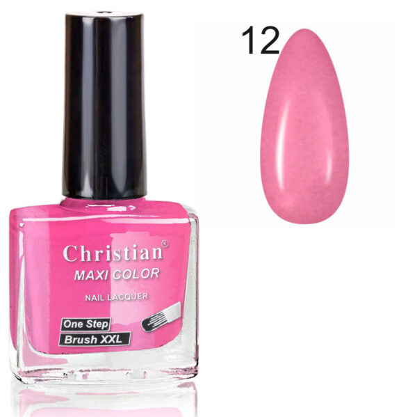 Лак для нігтів з ефектом гель-лаку Christian 11 ml NE-11/GEL № 12