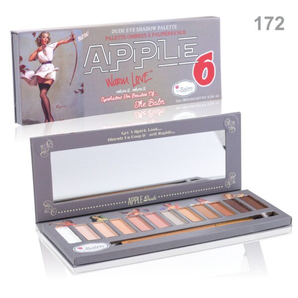 APPLE6 Eyeshadow pallette warm love (уп-12шт, ящ-192)