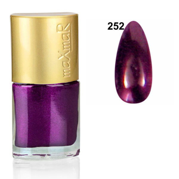 Лак для нігтів Metal colors maXmaR 9 ml MN-07/Metall № 252