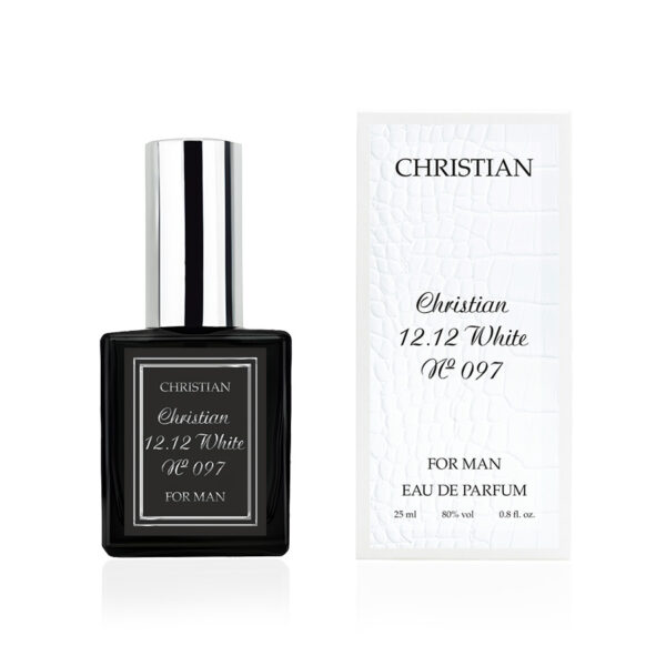 Парфумована вода для чоловіків «Christian 12.12 White» Christian 25 ml K-25 № 097