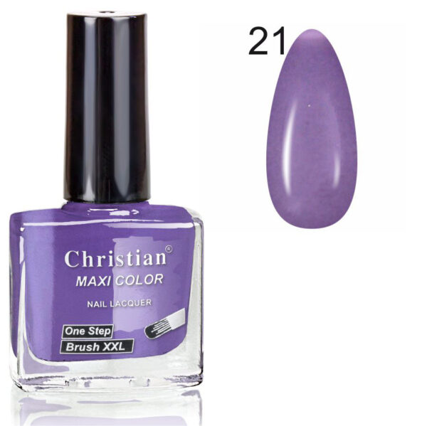 Лак для нігтів з ефектом гель-лаку Christian 11 ml NE-11/GEL № 21
