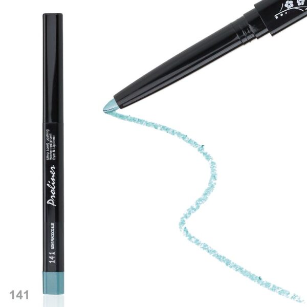 Олівець автоматичний для очей та губ з точилкою PEL-02 № 141 Light peacock blue