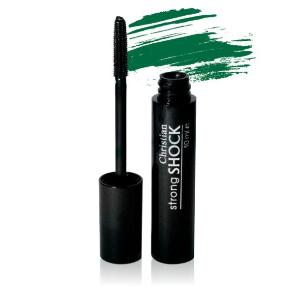 Кольорова туш для вій Strong Shock GREEN Christian (Br2) Green