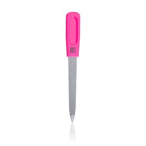 Пилочка для нігтів (180 grit) Romantic Collection RNF-422 Dark Pink — фото