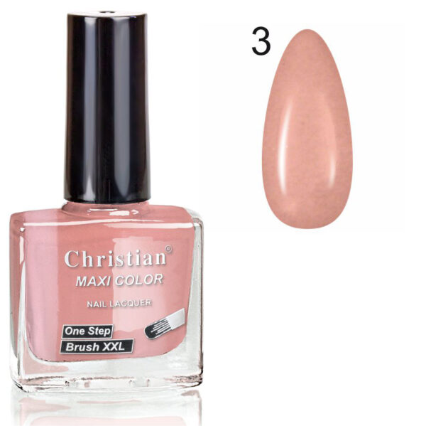 Лак для нігтів з ефектом гель-лаку Christian 11 ml NE-11/GEL №03