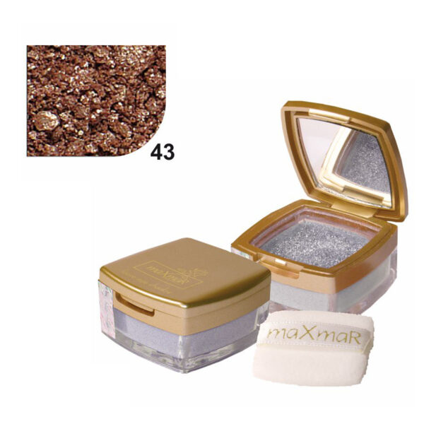 Тіні для повік розсипчасті maXmaR me-063 № 43
