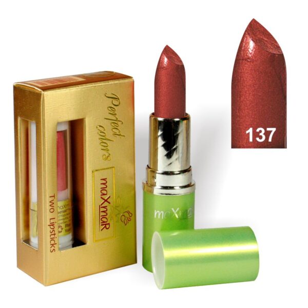 Зволожуюча помада із запасною гільзою Perfect Color ml-387 № 137