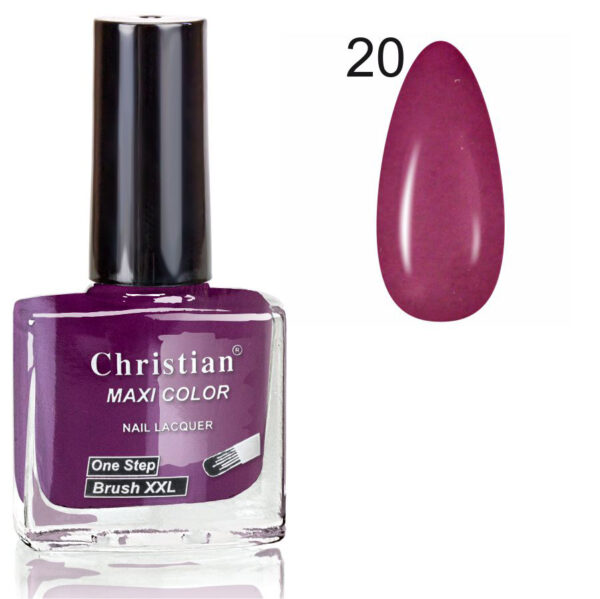 Лак для нігтів з ефектом гель-лаку Christian 11 ml NE-11/GEL №20