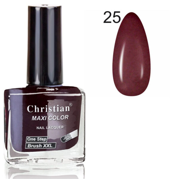 Лак для нігтів з ефектом гель-лаку Christian 11 ml NE-11/GEL №25