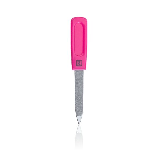 Пилочка для нігтів (180 grit) Romantic Collection RNF-421 Dark Pink