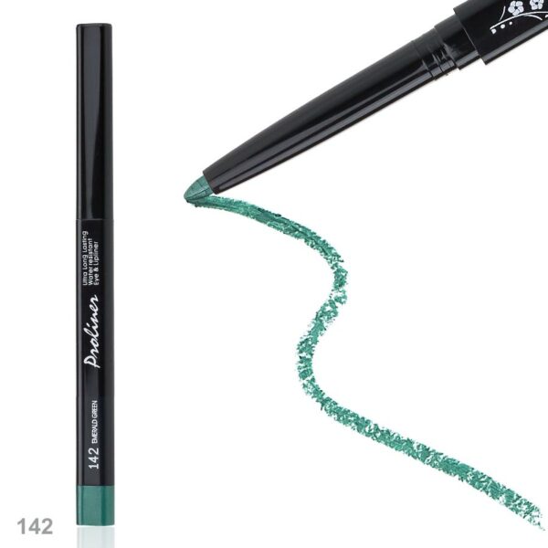 Олівець автоматичний для очей та губ з точилкою PEL-02 № 142 Emerald green