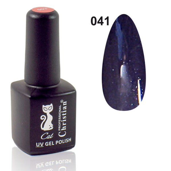 Гель-лак CGP-07 № 41 7,3ml Ісіня-фіолетовий з мерехтінням