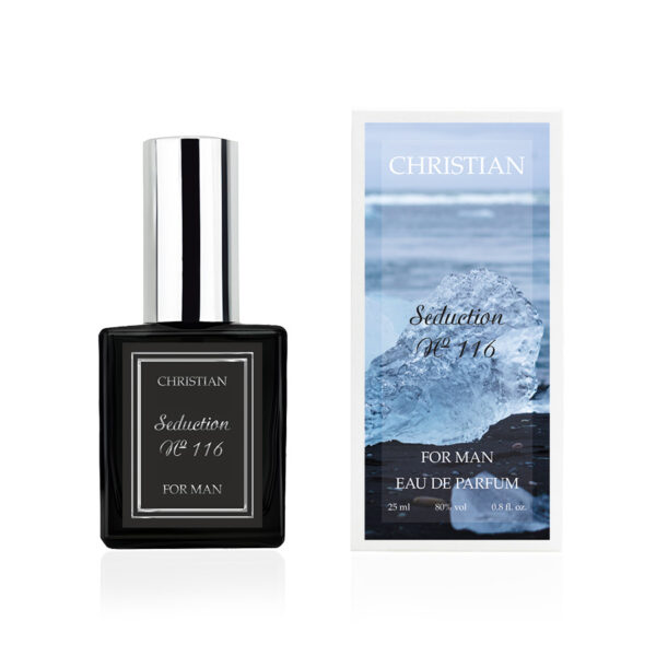 Парфумована вода для чоловіків «Seduction» Christian 25 ml K-25 № 116