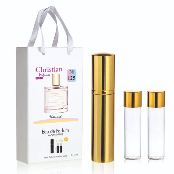 Набір парфумів унісекс 3x12ml Christian K-155u №125 за мотивами "Pink molécule 090.09" ZARKOPERFUME