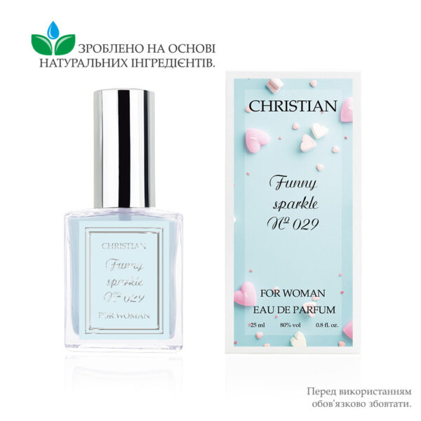 Парфумована вода для жінок «Funny Sparkle» Christian 25 ml K-25 № 029