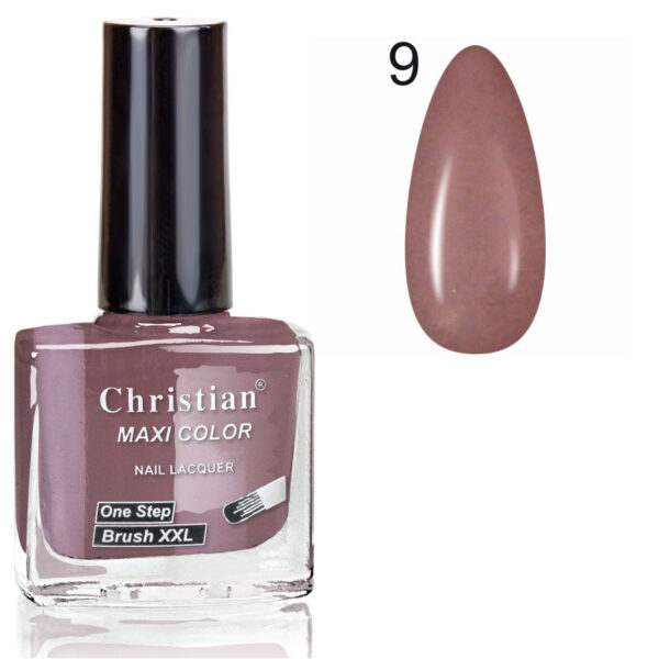 Лак для нігтів з ефектом гель-лаку Christian 11 ml NE-11/GEL № 09