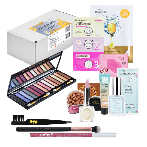 Подарунковий набір для дівчат та жінок BEAUTY BOX GOLD 11 в1+ Сумка Шоппер В ПОДАРУНОК