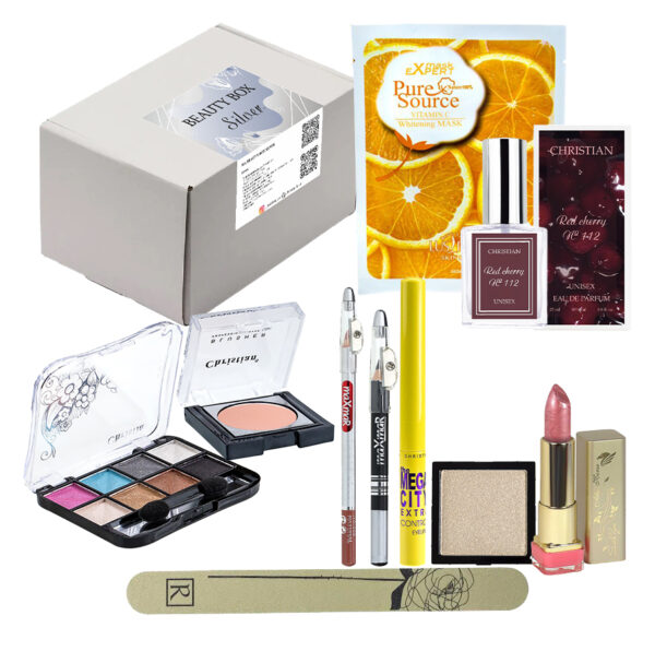 Подарунковий набір для дівчат та жінок BEAUTY BOX SILVER 10 в1+ Сумка Шоппер В ПОДАРУНОК