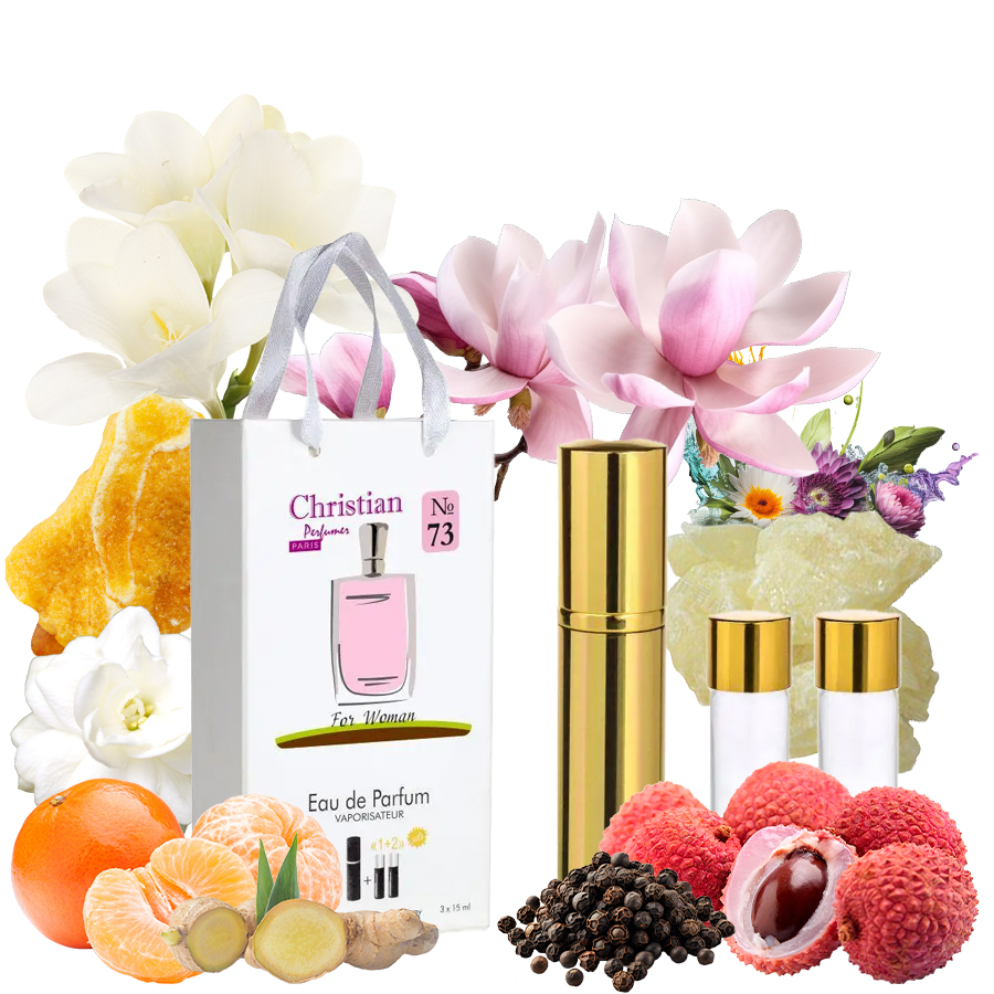 Фото Подарункові набори парфумерії Набір парфумерії для жінок 3x12 ml Christian K-155w № 73 за мотивами 