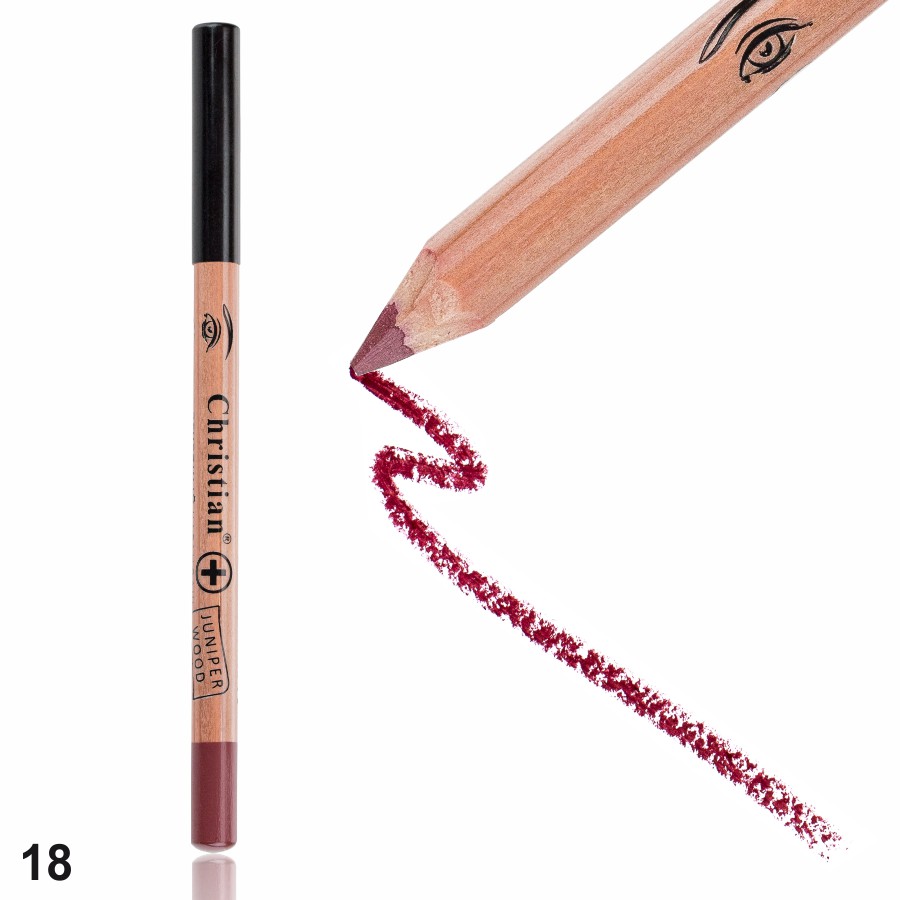 Фото Декоративна косметика Лікувальний ультрам'який олівець для губ Christian СН-10 №18 Pink rose