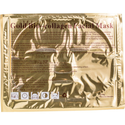 Фото Коллагеновая маска для лица с золотой пудрой (очищающая) Bio-Collagen (Gold) CMD-094 